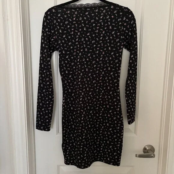 H&M Lace Trimed Ribbed Dress - Picture 5 of 5